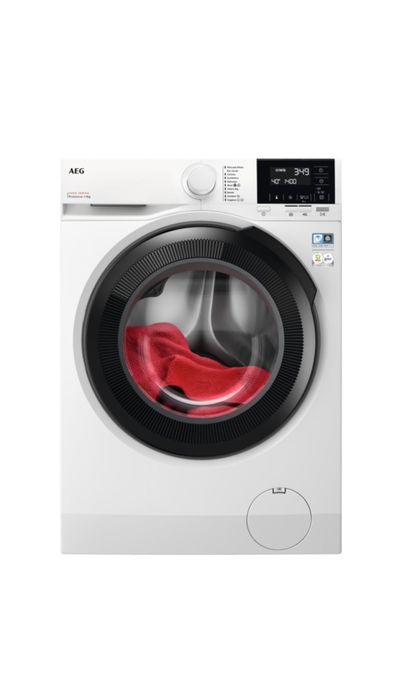 Masina de spalat rufe AEG SERIA 6000 LFR62944BE, 9 kg, 1400 rpm, Clasa A, ProSense, Motor Inverter, Display LED, Alb