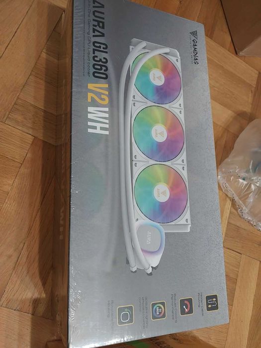 Gamdias Aura GL360 V2 WH - AIO - водно охлаждане (НОВ)