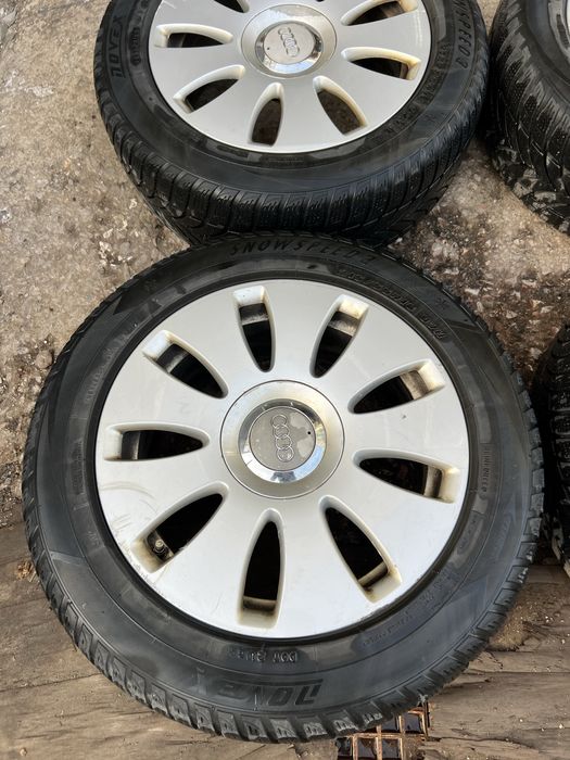 Джанти с гуми 16 5x112 цола за Audi