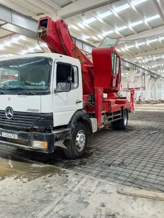 Avtovishka автовышка 45 метр Mercedes atego qoyilgan holati yahshi