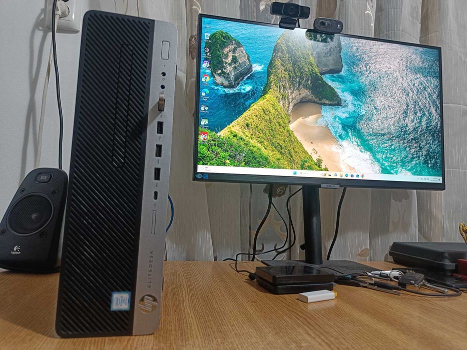 Unitate HP Elitedesk 800 G4 SFF i5 8400 4.0Ghz/8GB DDR4/GT730 2GB/SSD