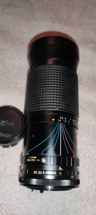 vand - obiectiv foto  TOPMAN MC AUTO. zoom /macro 1:3.5-4.8  f=35-200 mm ( 67 ) japan - neprobat  pret 150 ron