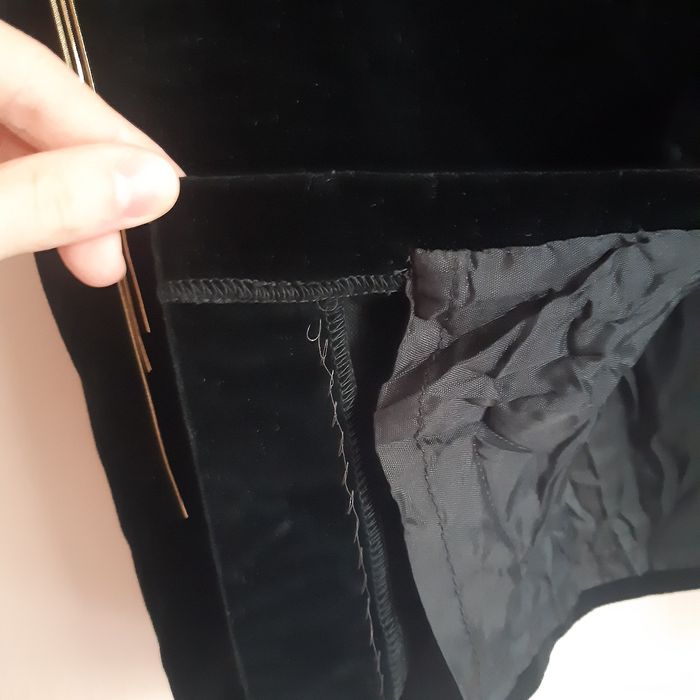 Fusta din catifea naturală S-M