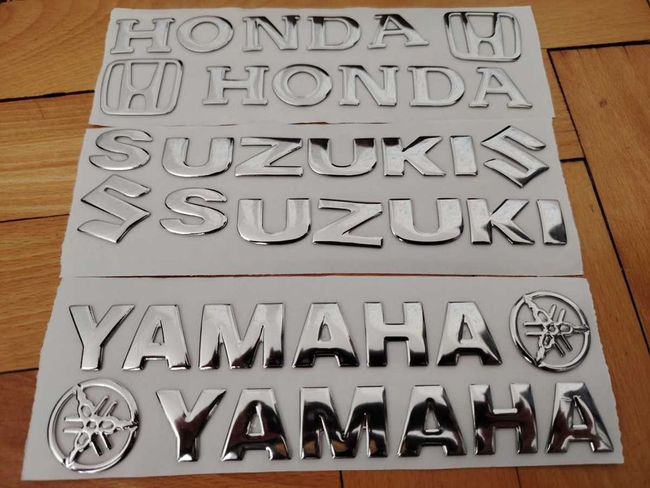 3D Надписи за Suzuki/Сузуки/Yamaha/Ямаха/Honda/Хонда