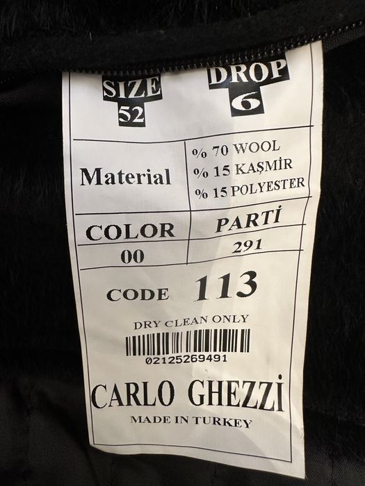 Palton barbati Carlo Ghezzi nou