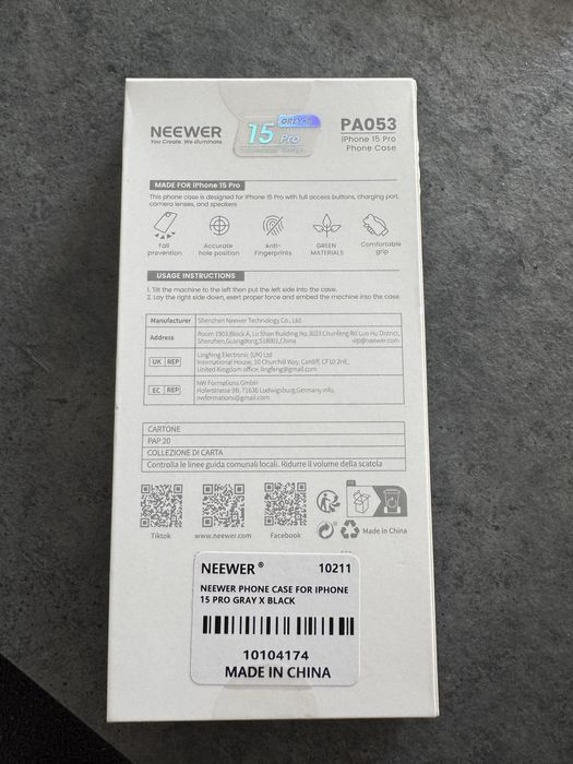 Чеход под ND фильтры  для IPhone 15 Pro