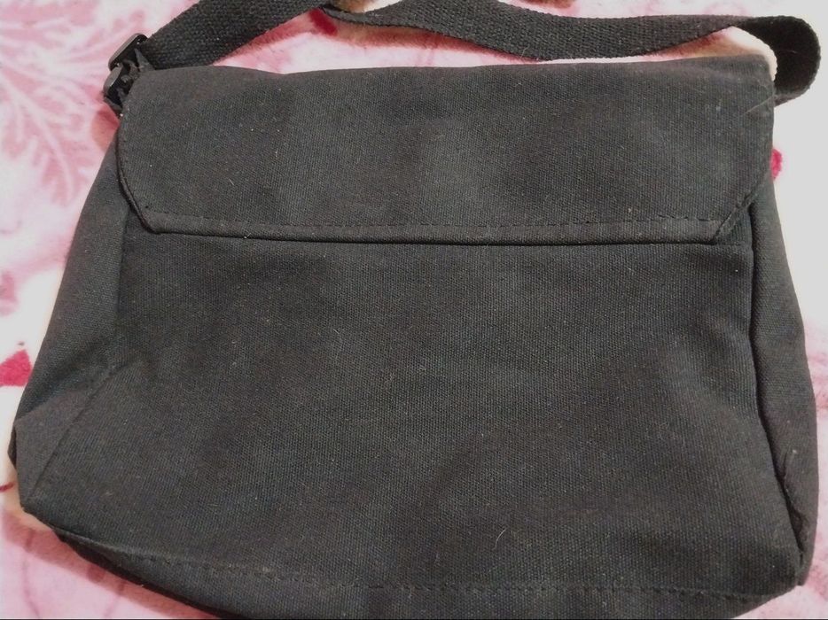 Сумка чёрная. Тканевая