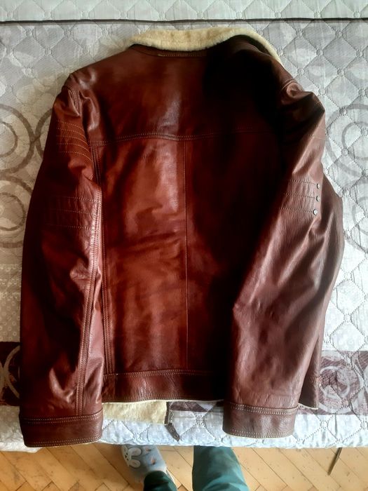 Зимно мъжко кожено яке