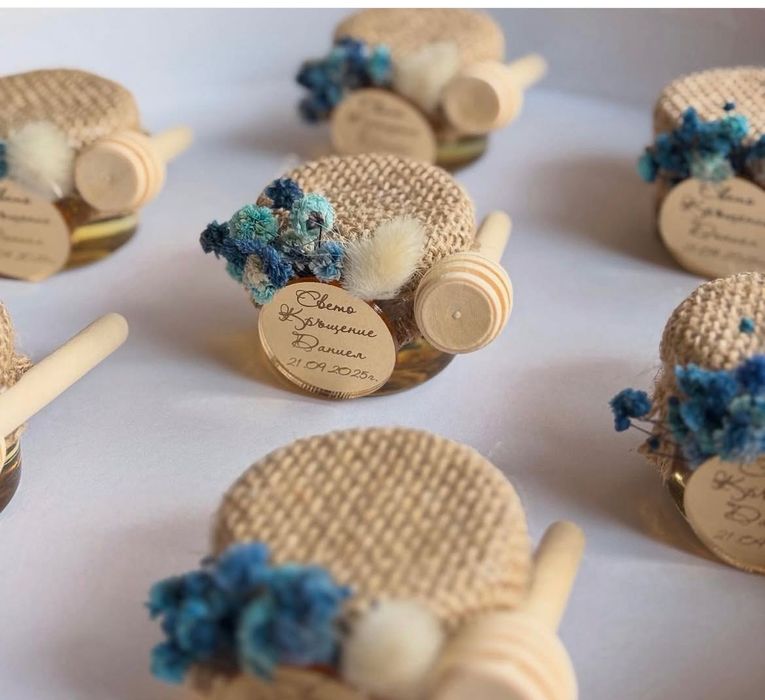 Подаръци за гости- сватба, погача, кръщене, рожден ден, бал