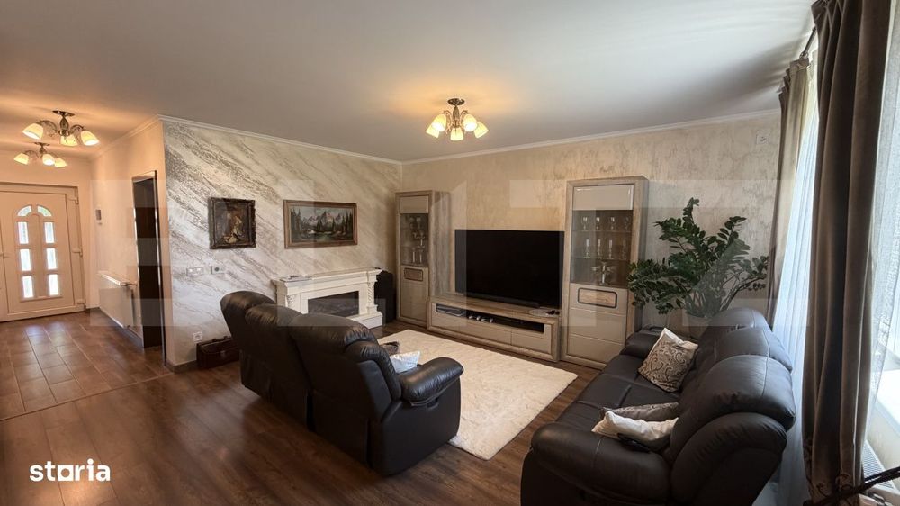 Duplex 120 mp utili 3 dormitoare Teren 380 mp Mobilat si utilat Dealul