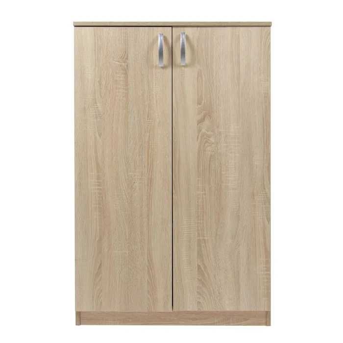 Dulap birou Rubin, 2 usi + 3 rafturi, stejar sonoma, 75 x 40 x 117 cm, 1C