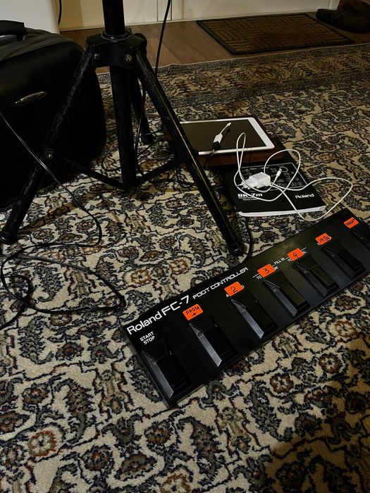ROLAND BK-7m Аранжор+Foot controler+IPAD AIR+стойка+Транс. куфар