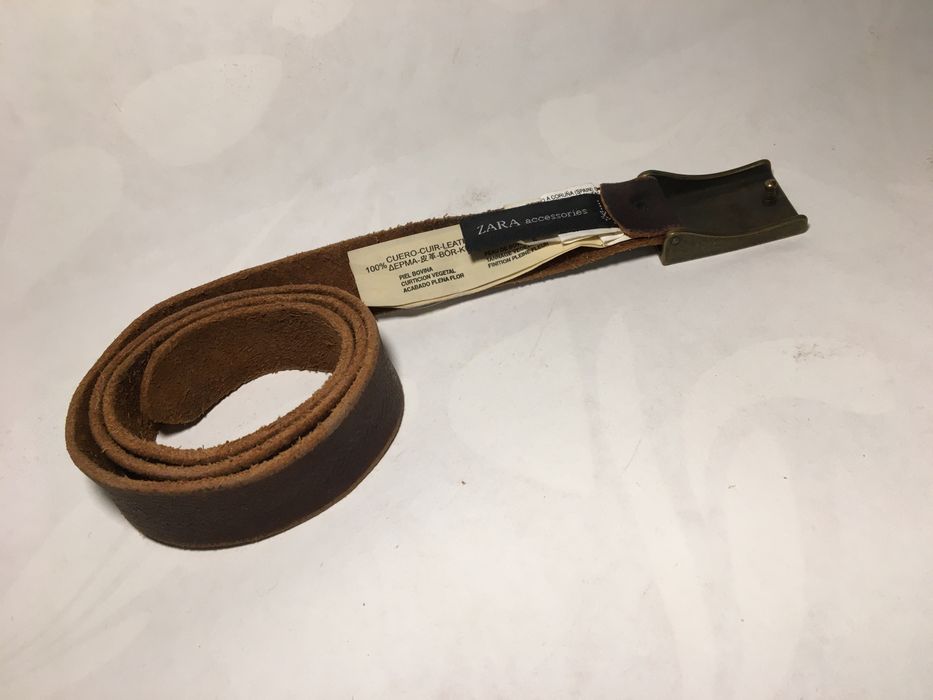 Curea piele bovina  moale plăcuta la atingere Zara 95 cm