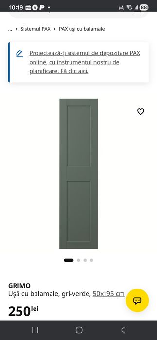 3 Usi PAX Ikea stare buna