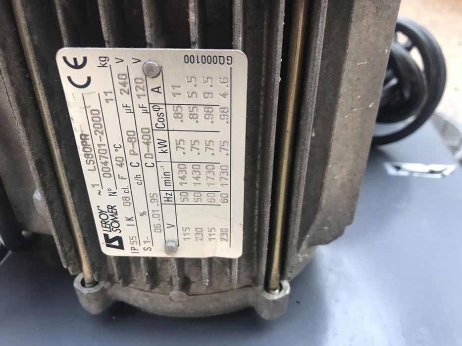 Motor Italian 0,75Kw Leroy Somer Impecabil