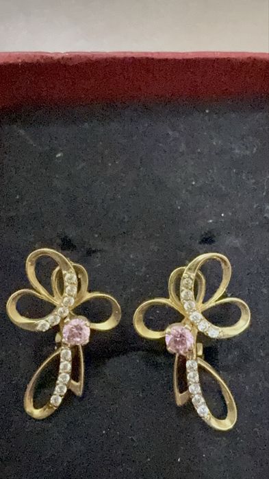 Золотые сережки 750 пробы