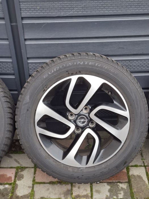 Set jante originale  Opel 4x108 cu anvelope  iarna falken  195 60 16