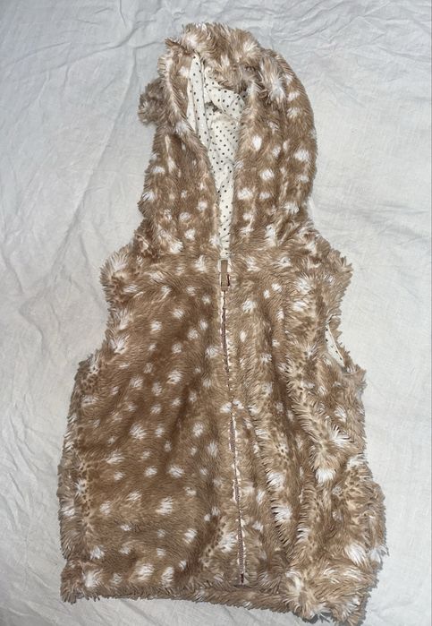 Lot hăinuțe fetițe – veste blanita  + vestă 2 fețe + trening floral