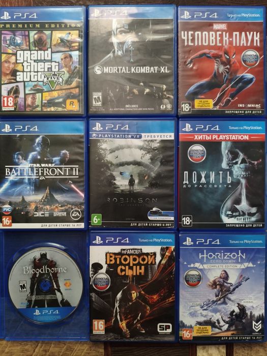 Игры для PS4, PS5, PS VR. Цены в описании