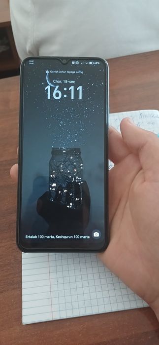 HONOR X6 karobka dakumenti bor xolati yaxshi