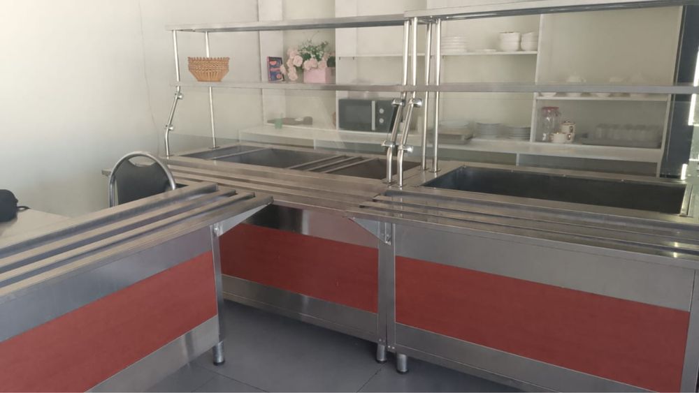 Линия раздачи для столовой