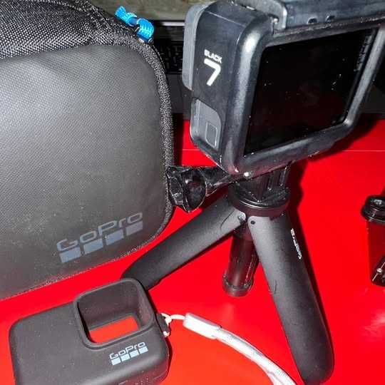 GoPro Hero 7 Black Bundle with Accessories, Case, Tripod & Light