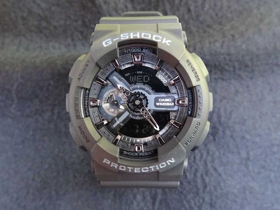 Ceas CASIO G-SHOCK GA-110 ALL BLACK-Negru Mat Sport Nou !!! 2026 !!