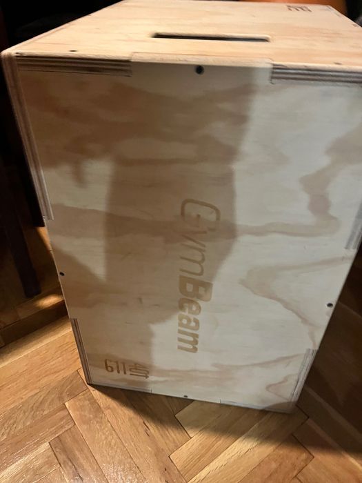 Fitness PlyoBox Wood Plyometric Box Gym Beam