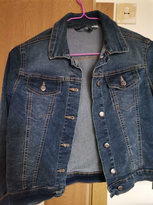 Дънково якенце за момиче