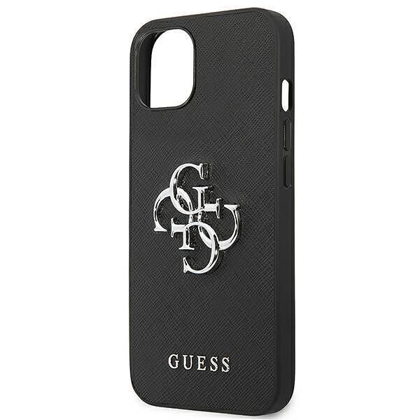 Guess hardcase saffiano 4g metal logo - дизайнерски кожен кейс за ipho