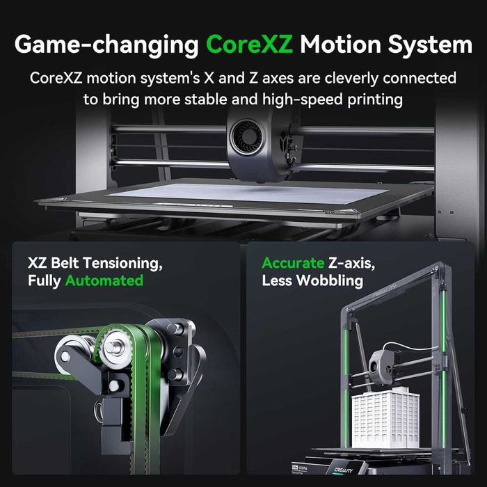 3D Printer Ender3 V3 Plus 30*30*33 sm (1 yil Кafolat, Bepul o‘qitish)