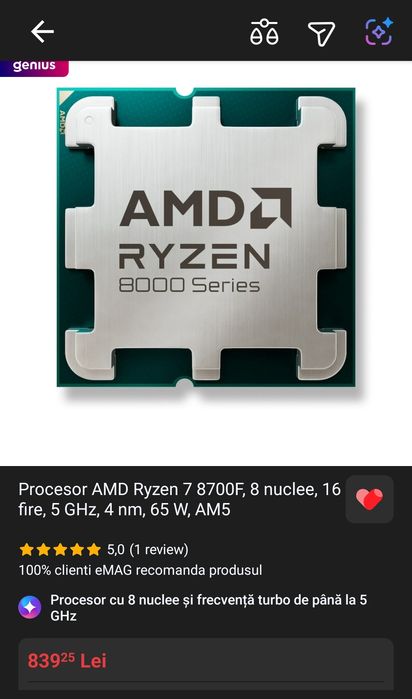 Sistem gaming: ryzen 7 8700f, B840M wifi, 16gb ddr5, rtx 3070ti, ssd m2  512gb, 750W, aio rgb