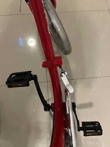 Bicicletă pliabilă Bottari Roma – Pliabilă, roșie, stare foarte bună