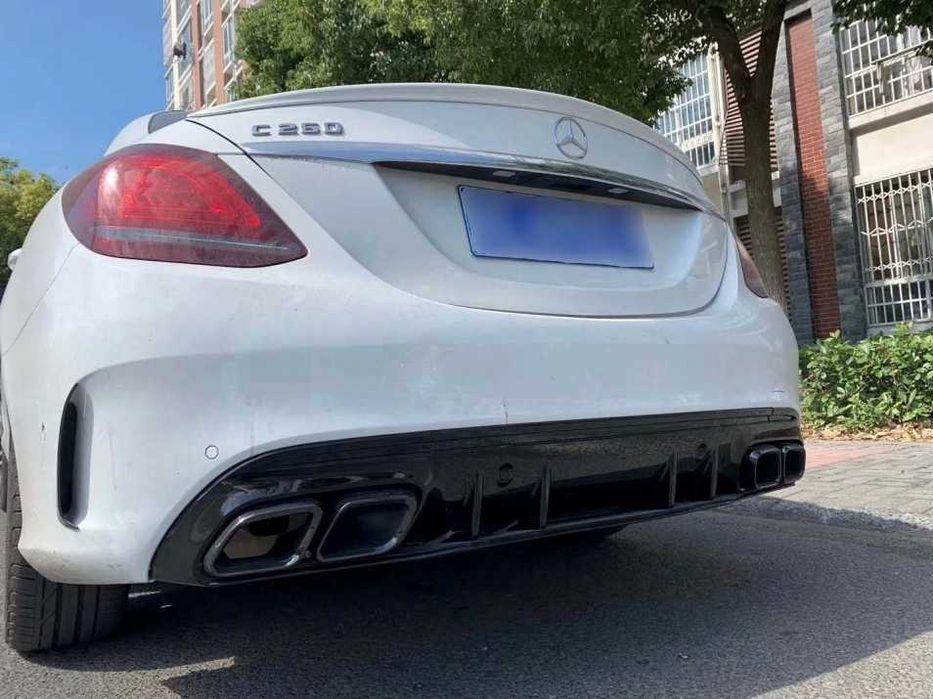 Дифузьор с накиници AMG OPTIK C63 ЗА MERCEDES C-CLASS W205 / S205