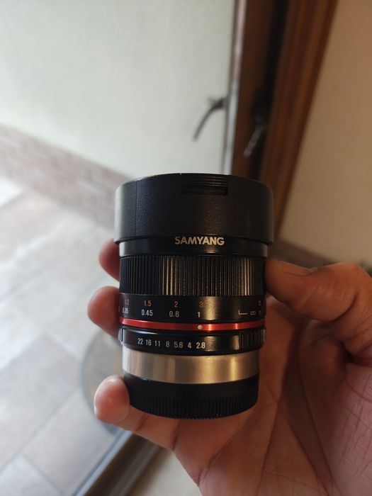 Obiectiv fish eye  Samyang 8mm f 2.8  Fuji x