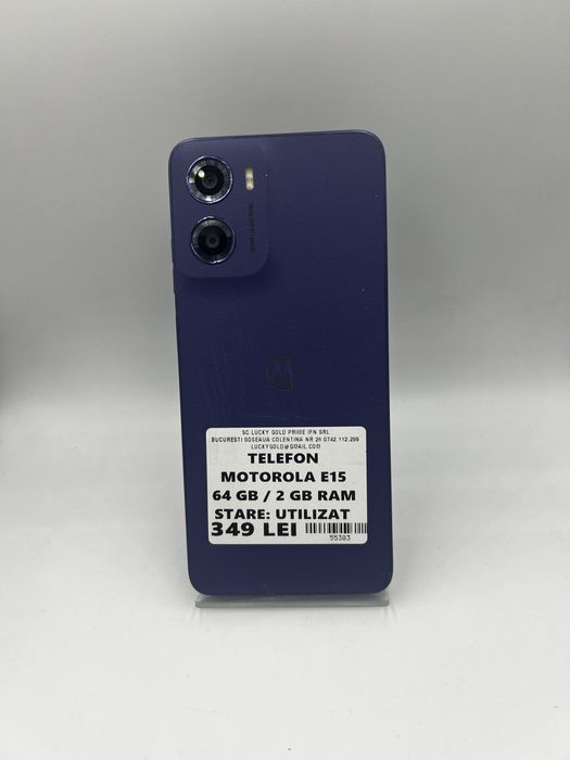 Lucky Gold Colentina / Motorola E15 / 64 Gb / 2 Gb Ram / #55383