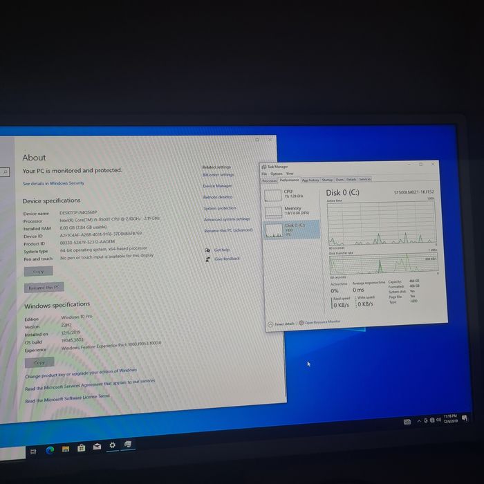 2 bucati Mini PC Lenovo ThinkCentre M920q 10v8