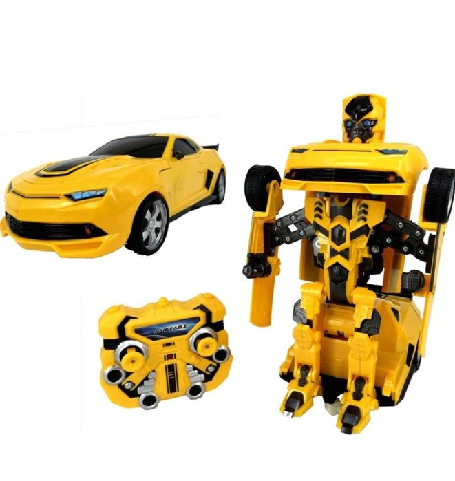 Трансформърс кола робот с дистанционно и акумулаторна батерия