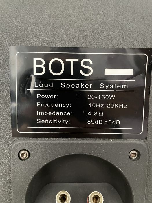 Boxe de podea BOTS Loud Speaker System – 150W, difuzoare 6”, 89 dB