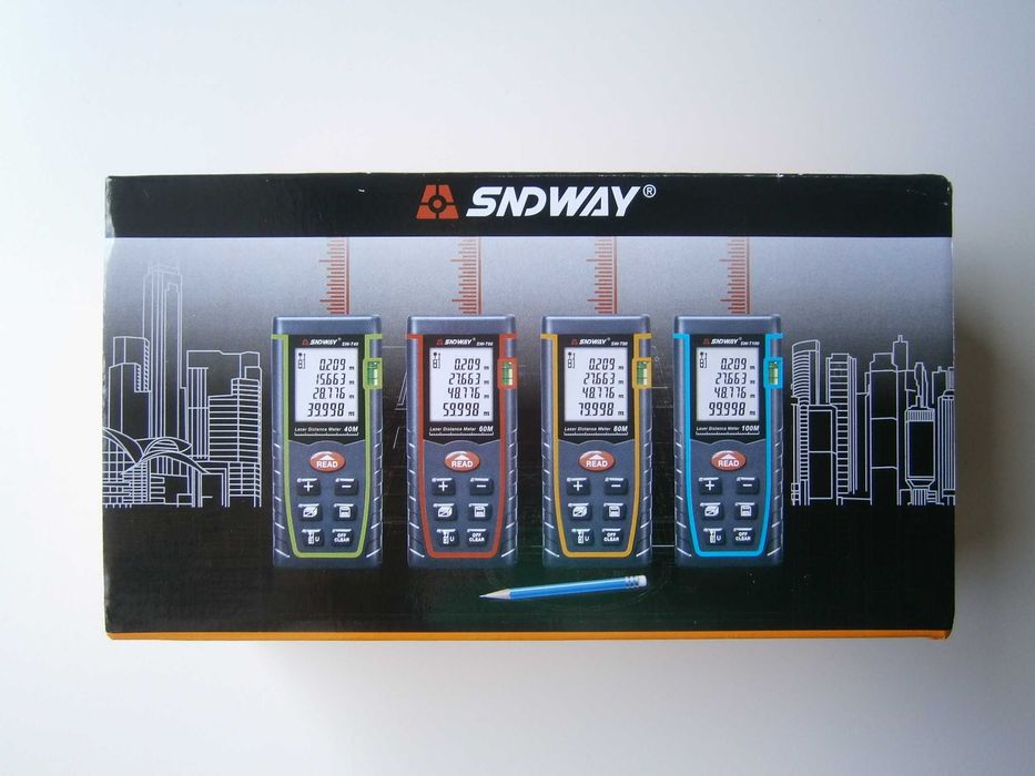 Лазерна ролетка 40м SNDWAY модел SW-T40 + ПОДАРЪК