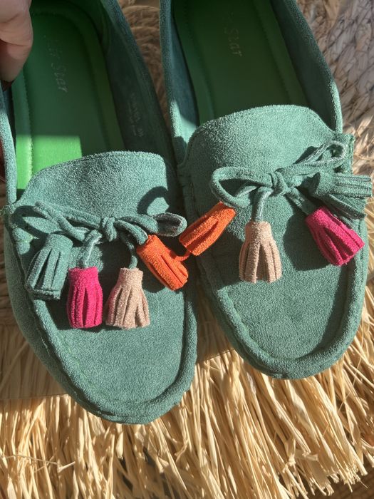 Зелени мокасини Air Star