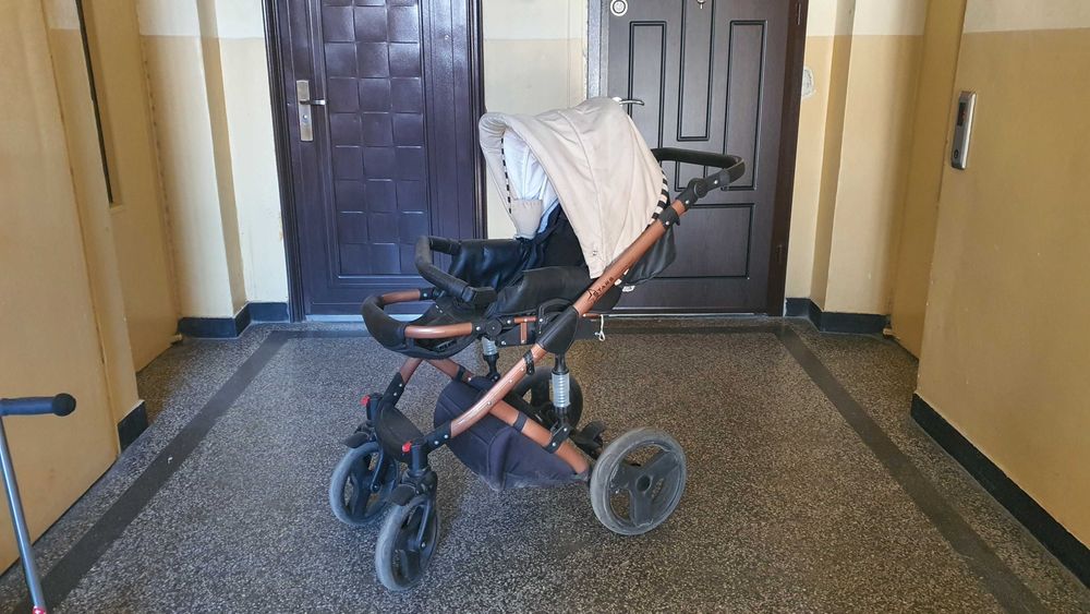 STARS GOLD Бебешка количка 3 в 1 DADA PARADISO