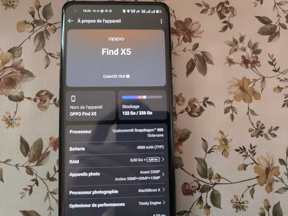 Oppo Find X5 256gb 8gb dual sim pachet complet