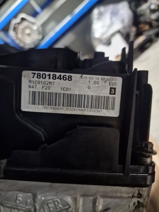 Motor fara anexe bmw f20 f21 f22 n47d16a 116d  n47