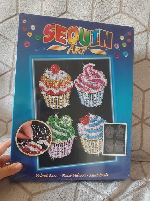Set paiete - Sequin Art Joc - cupcakes