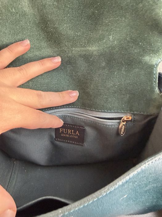 Чанта,Furla,зелена