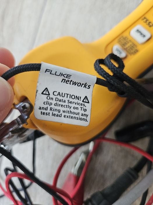 Fluke TS 52Pro, tester telefonie