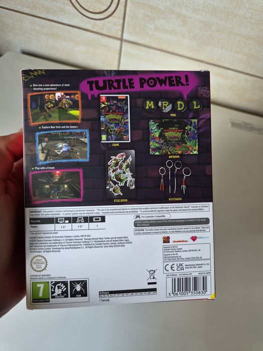 Joc Nitendo Switch Turtles unleashed Deluxe edition