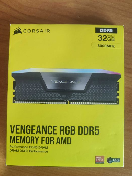 Kit 32gb Ram Corsair Vengeance RGB 6000 MT/s DDR5 CL30
