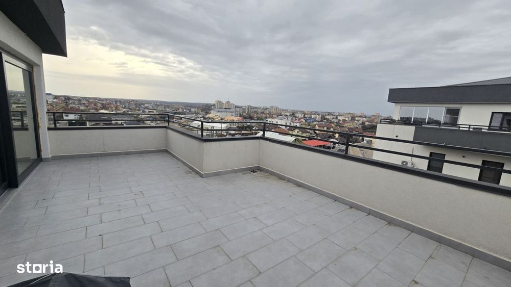 Penthouse 2 camere + birou, terasa, bloc nou, parcare – Craiovei